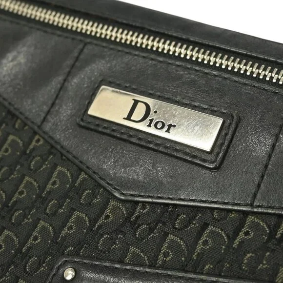 BUYIT Christian Dior Black Trotter Street Chic Shoulder Bag BOA0098 NQ01120 - Picture 7 of 16